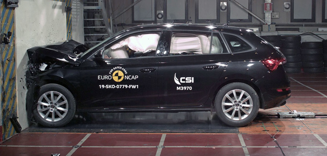Škoda Scala osvojila pet zvezdica na Euro NCAP testu 