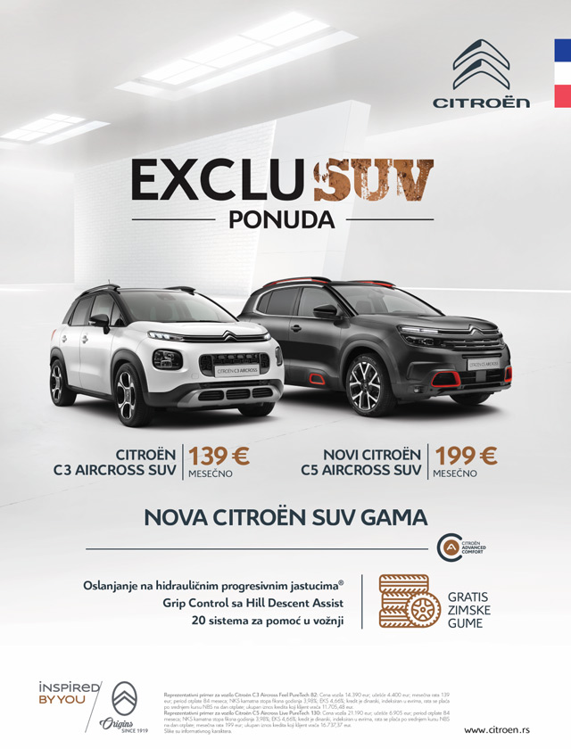 Citroen C3 Aircrossi novi C5 Aircross – novi Exclusuv trend