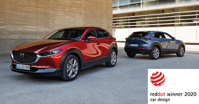 Nove Mazde CX-30 i MX-30  osvojile Red Dot nagradu za dizajn 2020