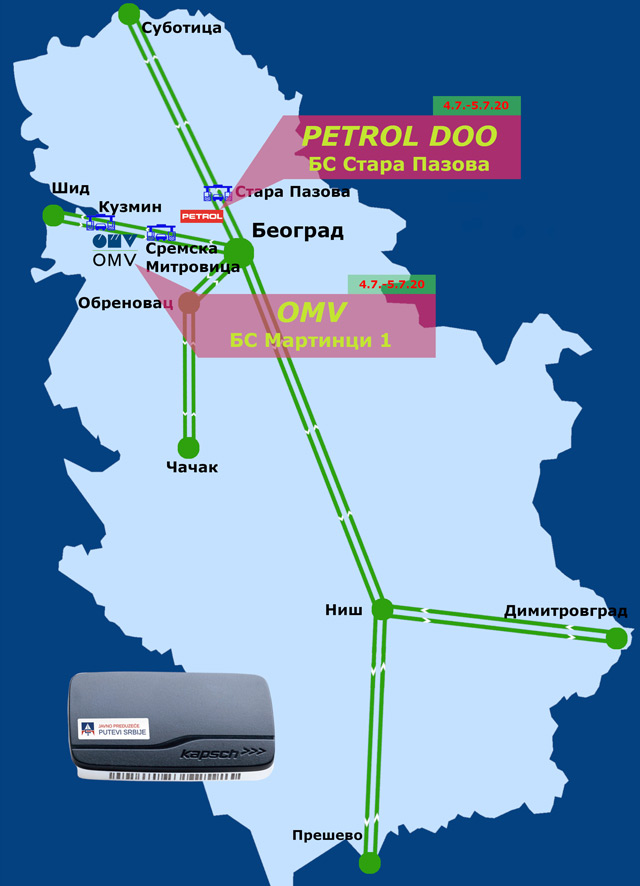 JP Putevi Srbije - Promocija elektronske naplate putarine