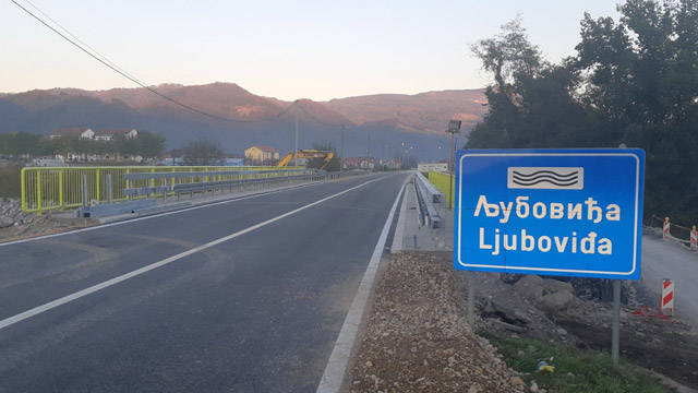 Novi most preko reke Ljuboviđe danas pušten u saobraćaj