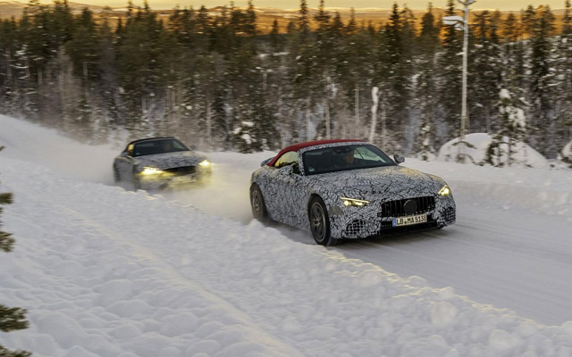 Nova generacija modela Mercedes-Benz SL ulazi u završnu fazu testiranja - nove fotografije