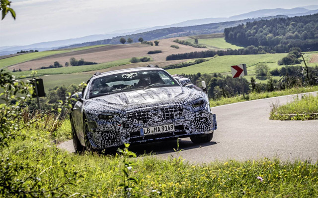 Nova generacija modela Mercedes-Benz SL ulazi u završnu fazu testiranja - nove fotografije