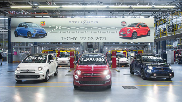 Fabrika grupe Stellantis u poljskom gradu Tihi proslavila je proizvedenih 2,5 miliona vozila Fiat 500