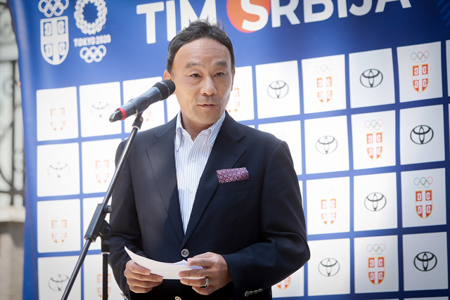 Predsednik Toyote Adria uručio pismo dobrodošlice u Japan Olimpijskom komitetu Srbije
