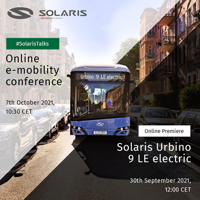 Novi član električne porodice autobusa Solaris Urbino - pratite uživo!