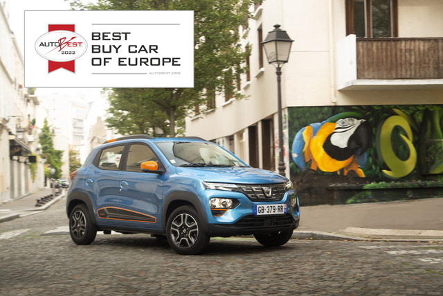 Dacia Spring je osvojio nagradu BEST BUY CAR OF EUROPE 2022