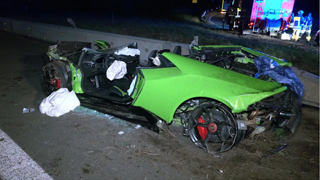Iz uništenog Lamborghinija svi su izašli živi (FOTO)