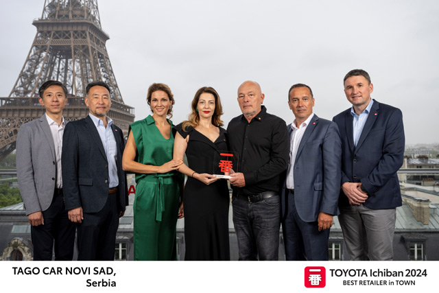 Dodelom tradicionalne nagrade Ichiban u Parizu Toyota je odala priznanje svojim najboljim evropskim trgovcima