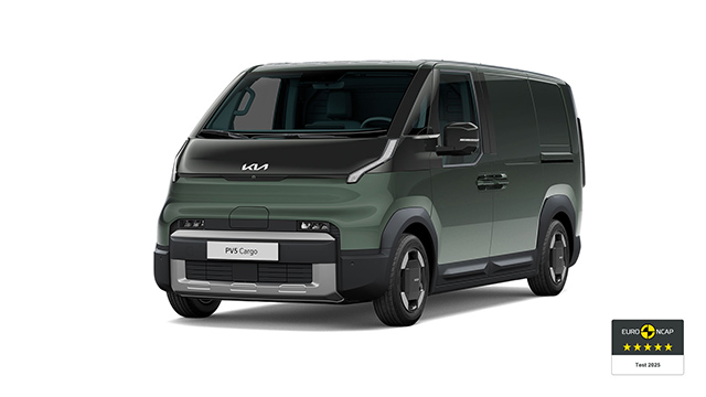 Kia PV5 Cargo je postigao maksimalnu ocenu od pet  zvezdica na Euro NCAP testu