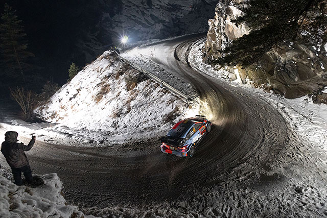 Rallye Monte Carlo 2026 - partija ruleta na samom startu
