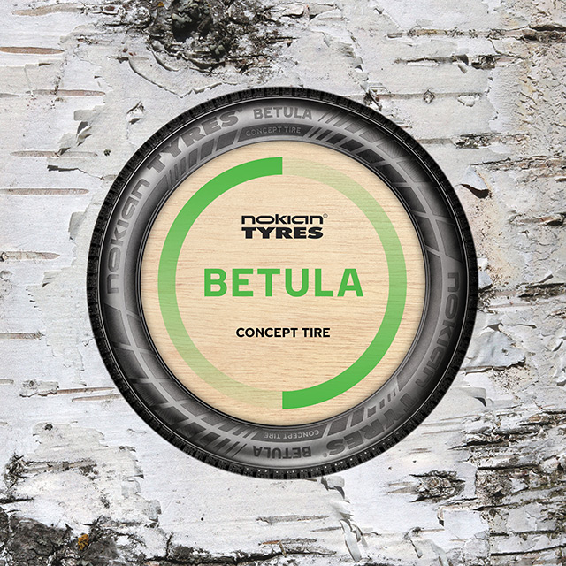 Nokian Tyres Betula - koncept pneumatika napravljenog od ostataka brezove kore