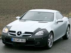 Mercedes SLK facelift - špijunske fotke