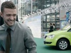 Justin Timberlake i Volkswagen Touran EcoFuel