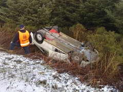 WRC, Wales Rally – Recce, prevrtanje Loeba!