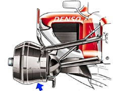 Formula 1- Tehničke finese Toyote - hlađenje kočnica