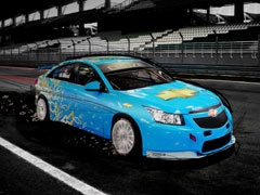 Posebna dekoracija za Chevroletov automobil na WTCC  trci u Portu
