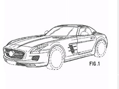 Mercedes-Benz SLS AMG Roadster - prve skice