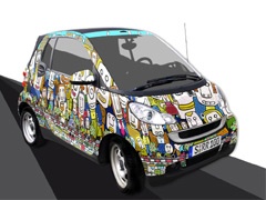 smart fortwo na Beogradskoj nedelji dizajna