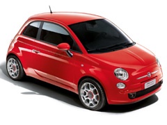 Fiat 500 Rosso Corsa - mali Ferrari