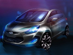 Hyundai ix20 spreman za Pariz - prva skica
