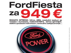 Grand Motors: Ford Fiesta za 949 evra
