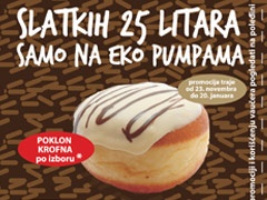 Slatkih 25 litara, samo na EKO pumpama!