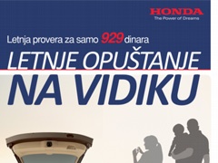 Delta Automoto: Letnja provera Honda vozila