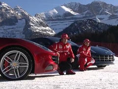 Video: Ferrari FF – Slalom na snegu sa Alonsom i Massom