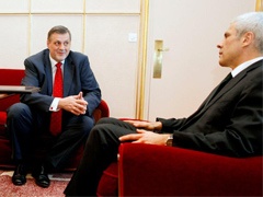 Boris Tadić u poseti kod izvršnog sekretara UNECE, Jana Kubiša