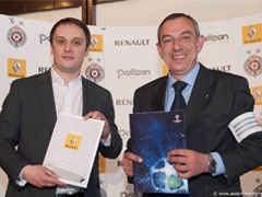 Renault zvanično vozilo FK Partizan i naredne dve godine