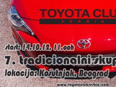 Sedmi TOYOTA club Serbia skup - Košutnjak
