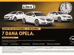 7 dana Opela – Vreme najpovoljnijih ponuda