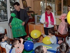 AMSS u poseti mališanima iz Centra za zaštitu odojčadi