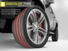 Discolor Tyre - Pneumatici sa bojom koja pokazuje nivo istrošenosti