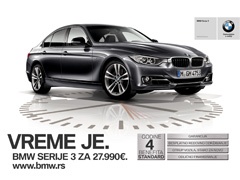 Delta Motors akcija: Vreme je za BMW Serije 3