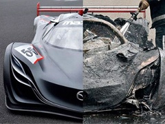 Top Gear tokom testiranja zapalio redak koncept Mazda Furai + foto