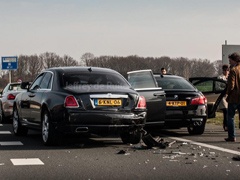 Rolls-Royce Ghost i BMW M5 oštećeni u neobičnom udesu + FOTO
