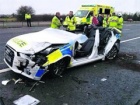 Britanski policajci preživeli težak udes na autoputu