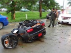 Lamborghini Gallardo prepolovljen u udesu + FOTO