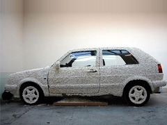 Volkswagen Golf prekriven kokicama - baš je slan (foto)