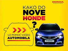 Benefiti u Hondi uz kupovinu novog vozila kroz program Staro za novo
