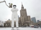Preko 10 metara visok Stig u centru Varšave (foto+video)