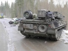 Sudar tenka i automobila u Norveškoj (FOTO)