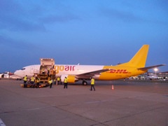 Novi avion za transport DHL-ovog materijala iz Srbije i u Srbiju