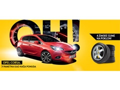 PSC Komnenović za kupovinu Opel Corse poklanja četiri zimske gume!
