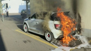Redak Audi A1 Quattro izgoreo u požaru (FOTO)