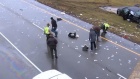 Na autoputu se dogodila neobična saobraćajna nesreća - letele su novčanice (VIDEO)