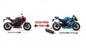 Novogodišnji popust za Suzuki motocikle Uz dva modela i poklon - izduvni sistem Akrapovič