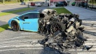 U Pragu zapaljen novi Lamborghini Huracan STO - da li je auto zapaljen zbog Putina?